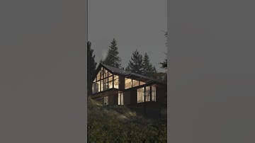 D5 RENDER 2.5.2 | Villa in the forest | model Sketchup #artist #animation #d5render #exteriordesign