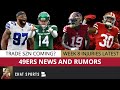 49ers Trade Rumors Ft. Sam Darnold & Everson Griffen + Injury Latest on Jeff Wilson & Deebo Samuel