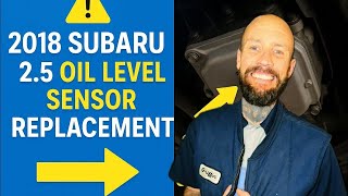 Watch This Before Replacing Your Subaru Oil Level Sensor