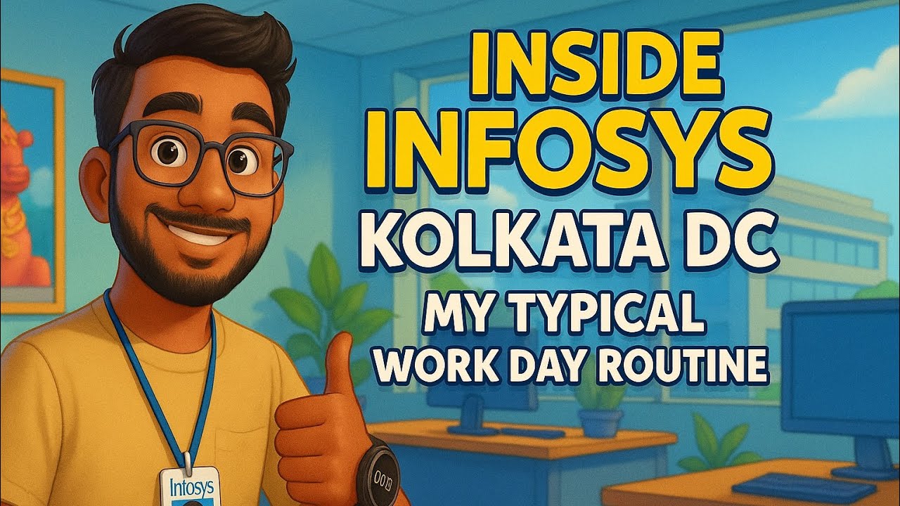 🧑‍💻 Inside Infosys Kolkata DC | My Typical Work Day Routine | Office Tour + Daily Life!