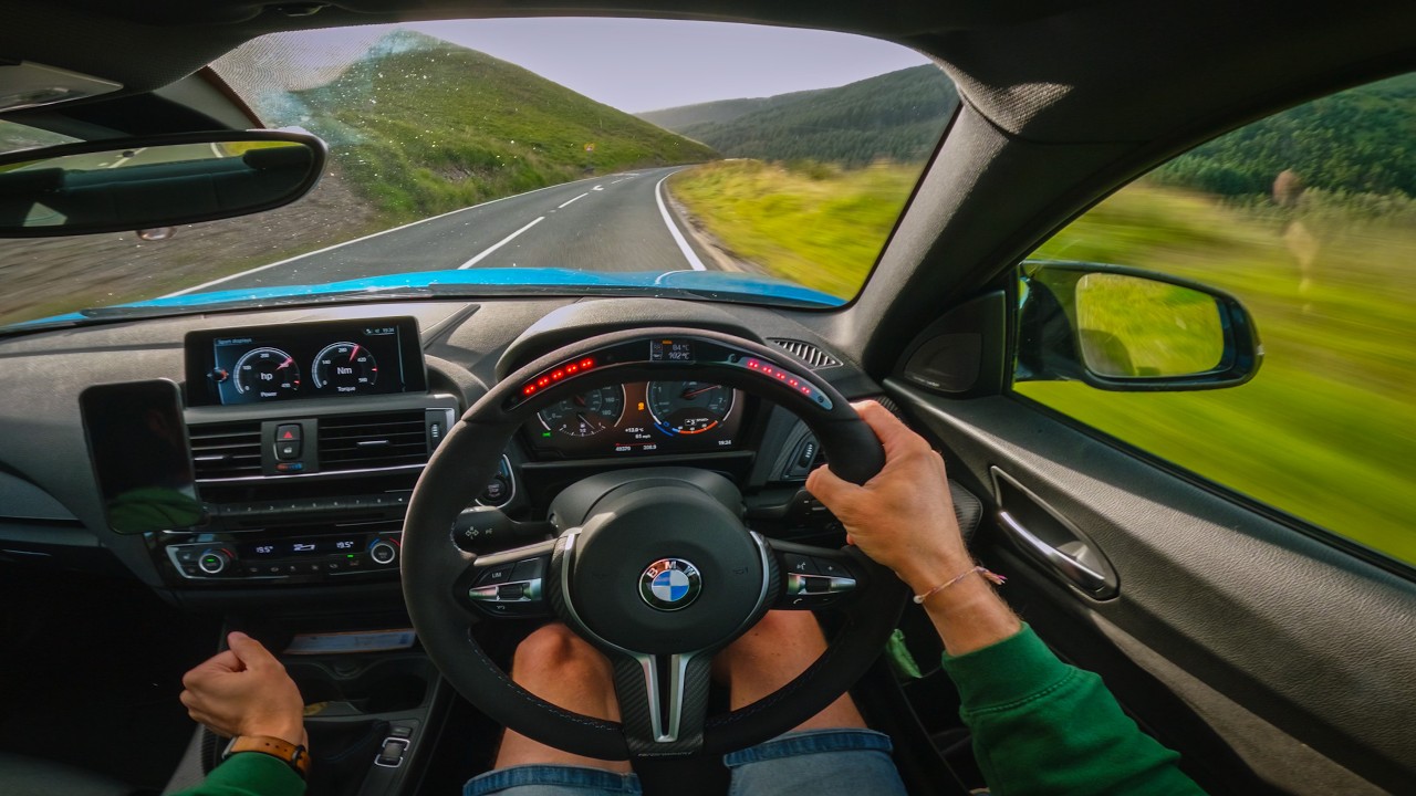 Mental Therapy - POV Drive in BMW M2 on the Best Road at Wales