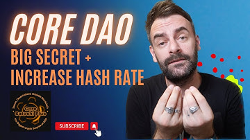 BIG NEWS!!! CORE DAO Satoshi Mining | How to increase your Hash Rate to gain more in last days of mi