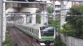 回8843M 横浜線 E233系 6000番台 クラ H015編成 TK出場 回送 指定保全 しばらく見納めか？ 危うく被り 品鶴線 横須賀線 埼京線 西大井〜武蔵小杉 2025/10/17 ガード下