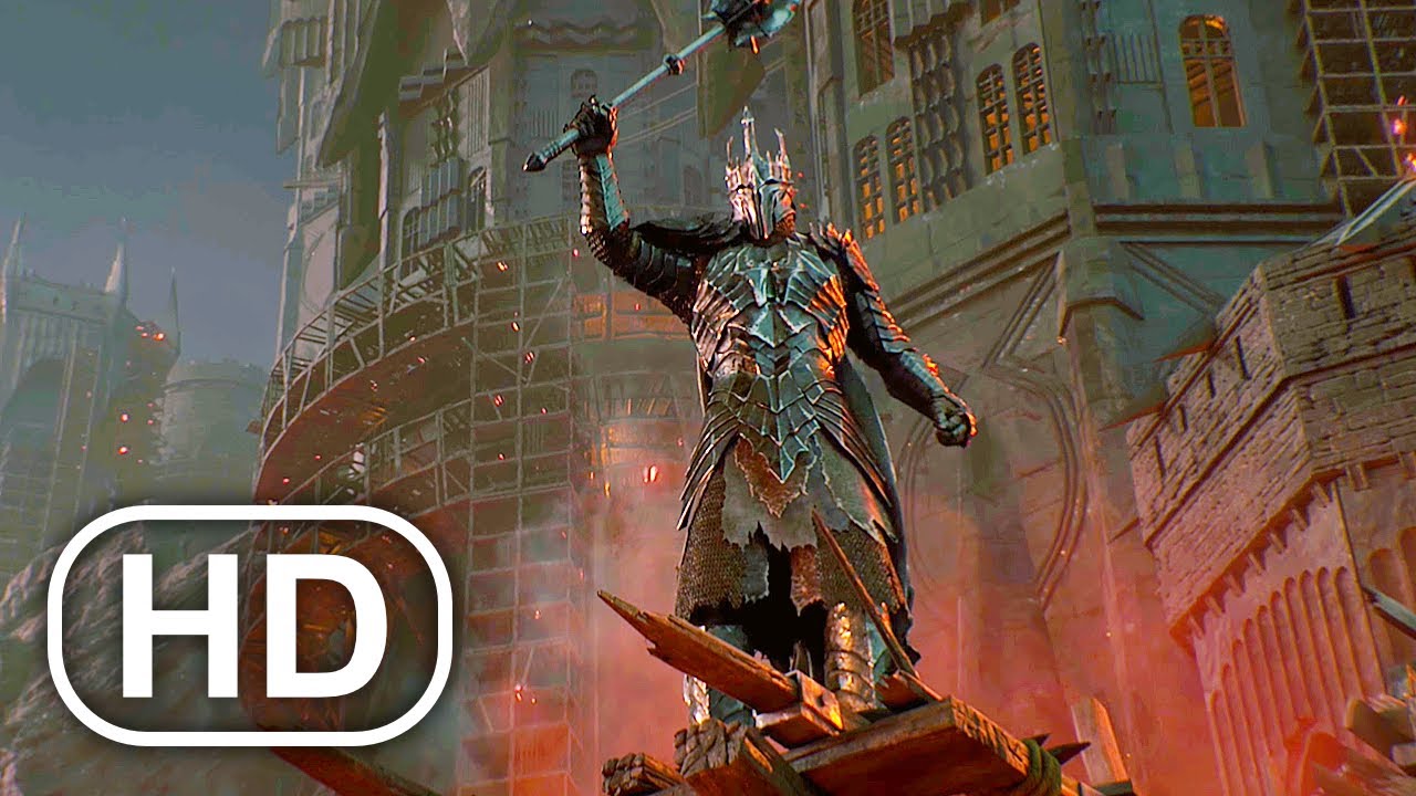 Sauron's Nemesis Forges New Ring Of Power Scene 4K ULTRA HD Action