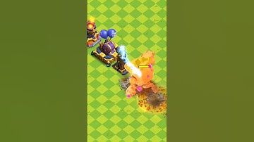 Can Mountain Golem Destroy All Builder Base Defense? #coc #clashofclans #coctrend #cocshorts