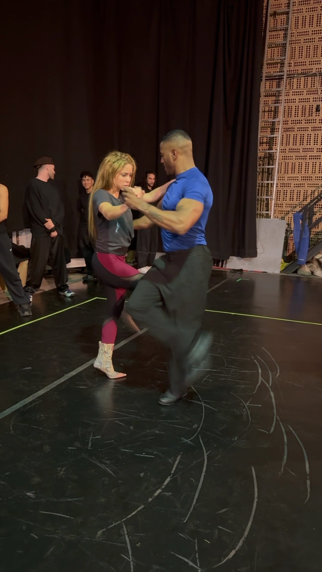 Throwback to Latin Grammys rehearsals…