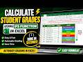 Excel IFS Function 🔥 | Calculate Student Grades in Seconds