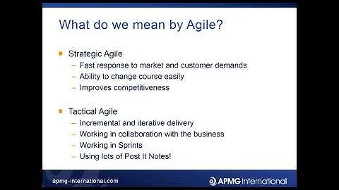 Demystifying Agile