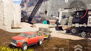 Last Ston Delivery Quest | Off Road 4x4 Driving Simulator Android Gameplay HD screenshot 2