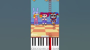 Ice Cream Happy Song (TADC) #pomni | 어메이징 디지털 서커스 (@wolf.dolphin) - Octave Piano Tutorial