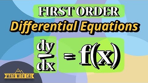 First Order Differential Equation - Finding General Solution | A Level H2 Math