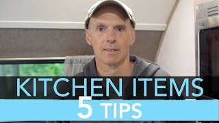 Top 5 Items for Your RV Kitchen
