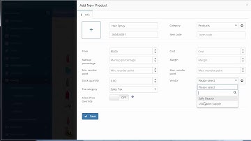 Harbortouch Salon & Spa: Adding a Product