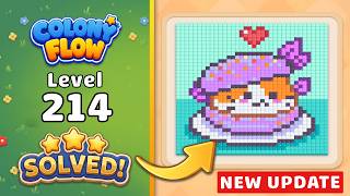 Colony Flow Level 214 Walkthrough & Solution 🐜 (New Update!) 🧩