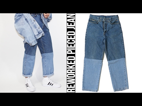 DIY: Reworked Pieced Jean