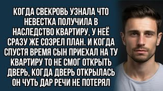 Когда свекровь узнала что невестка получила в наследство квартиру, у неё сразу же созрел план.