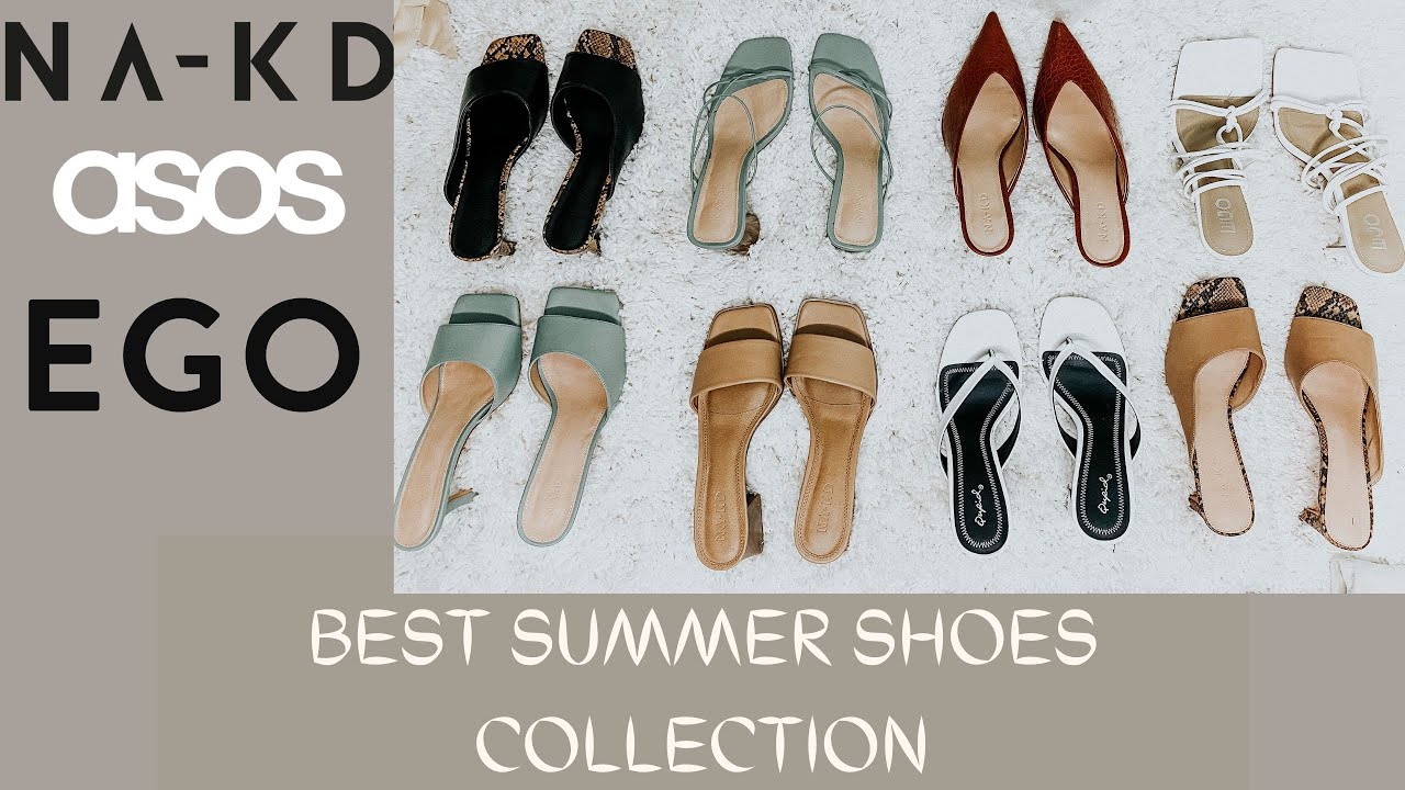 TRENDY SUMMER 2020 SHOE COLLECTION || NA-KD, EGO SHOES, ASOS || 4TH JULY SALE || AFFORDABLE SHOES