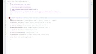 Name the eight primitive Java types in Java Wealth