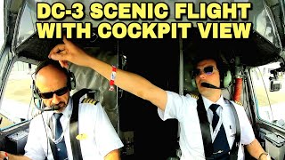 Douglas DC-3 COCKPIT FLIGHT with Tom & Fabian (DDA / PH-PBA) | LET'S FLY !