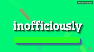 RESMİ OLARAK NASIL SÖYLENİR?  #gayri resmi olarak (HOW TO SAY INOFFICIOUSLY? #inoffic