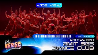 [2nd Place] RMIT SGS DANCE CLUB╏ Uni-VERSE Dance Competition 2025: University Category [WIDE VIEW]