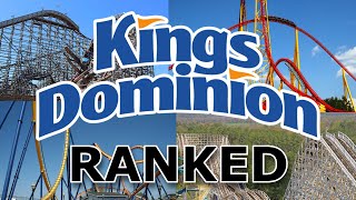 I Ranked Every ROLLER COASTER at Kings Dominion!