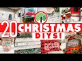 20 AMAZING High-End Dollar Tree Christmas DIYs 2023 🌲 Cheap $1 DIY Decor that looks EXPENSIVE! 😍