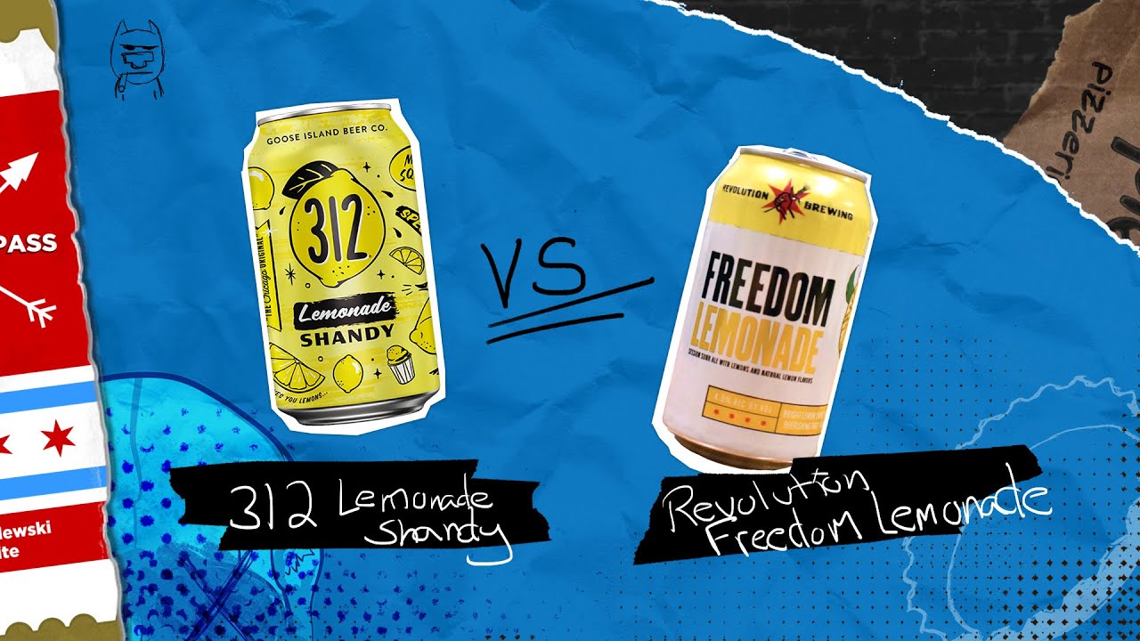 Chicago Beer Pass 312 Lemonade Shandy vs. Revolution Freedom Lemonade