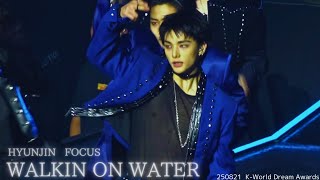 250821『Walkin On Water』Hyunjin Focus K - World Dream Awards (Kwda) Fancam