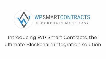 Introducing WP Smart Contracts