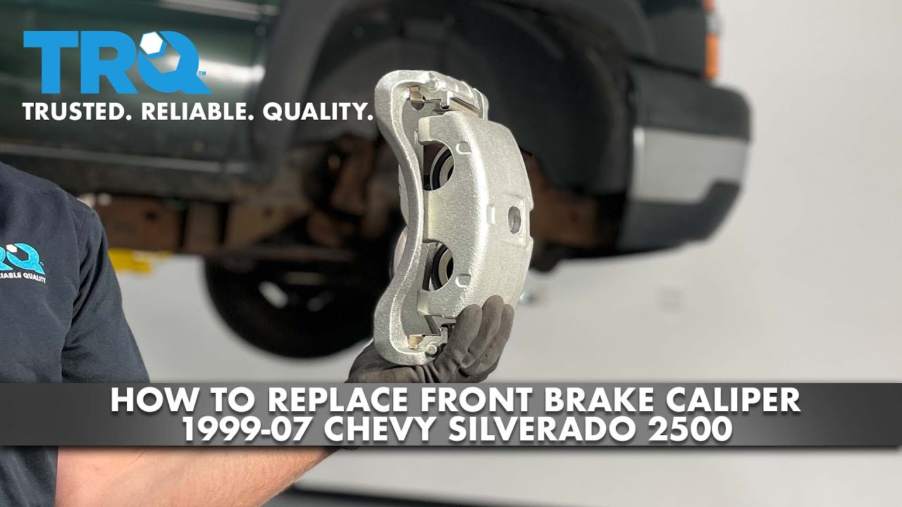 How To Replace Front Brake Caliper 1999-07 Chevy Silverado 2500 - YouTube