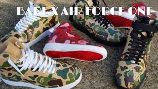 BAPE X AIR FORCE ONE ( Customs )
