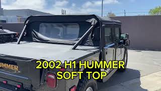 BEST! H1 HUMMER 4 DOOR SOFT TOP for SALE! | HUMMERTrader
