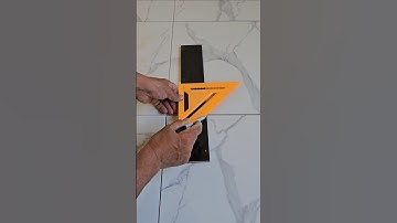 Ceramic tile installation technique in corners and makes them look precise.