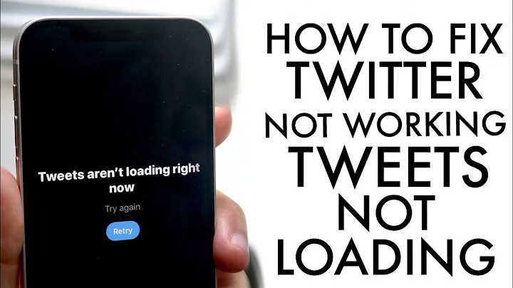 How To FIX Twitter Not Loading Tweets! (2021)
