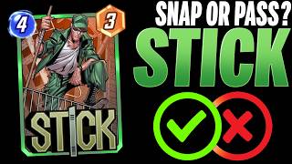 STICK 🥢 Details & Mechanics | Snap or Pass | Marvel Snap