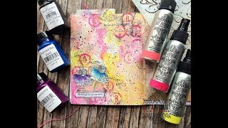 Be Kind to Yourself - Art Journal Page Process Video