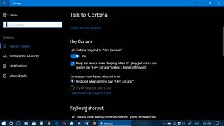 Windows 10 Fall Creators update Cortana basic settings explained