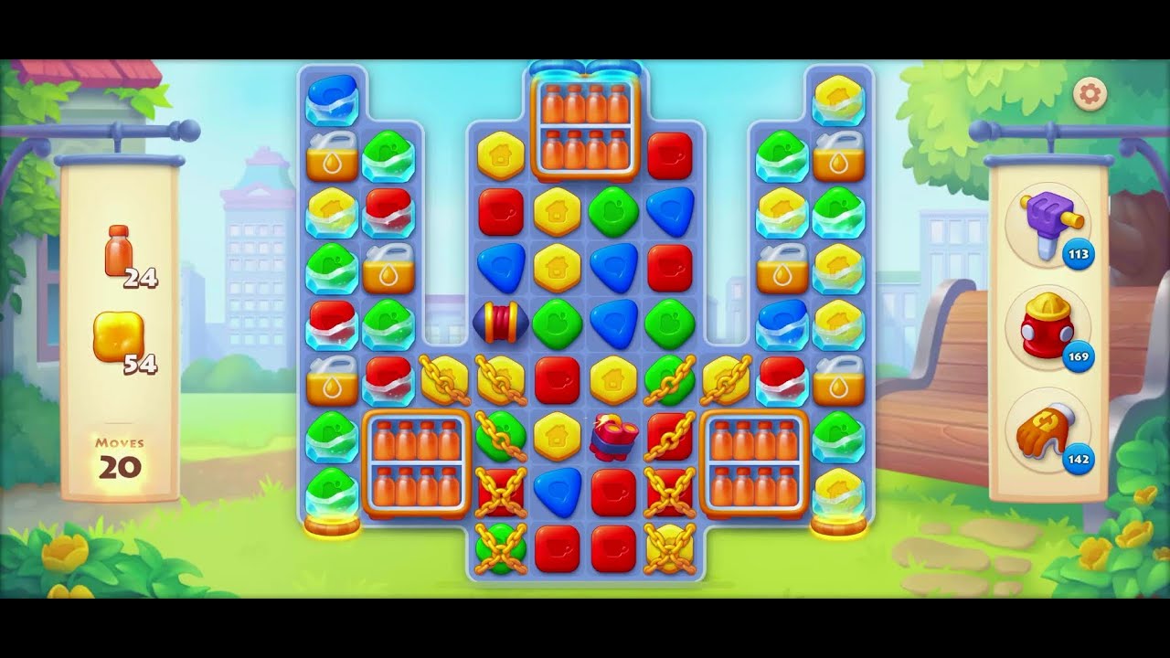 TOWNSHIP Colorful Puzzle Match -3 game level # 2136 - YouTube