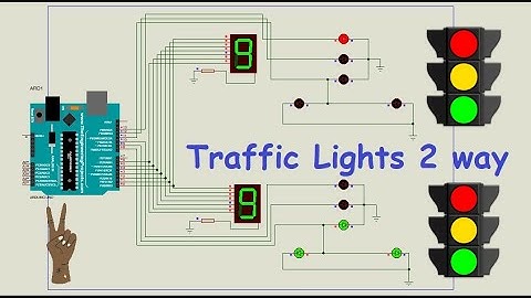 Take Control of Traffic: Build a 2-Way Traffic Lights System using Proteus Simulator