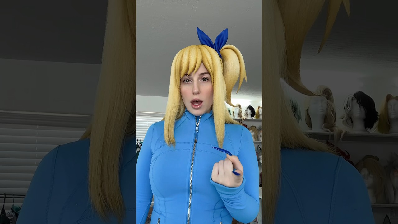 Lucy Heartfilia wig ! #wigstyling #anime #wigs #cosplayer