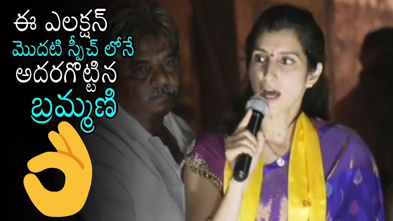 Nara Brahmani EXCELLENT Speech | Adhra Pradesh Elections 2019 | TDP Party | Daily Culture