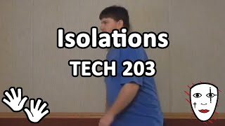 TECH 203 - Isolations (Rotations and Inclinations) - Mime Technique