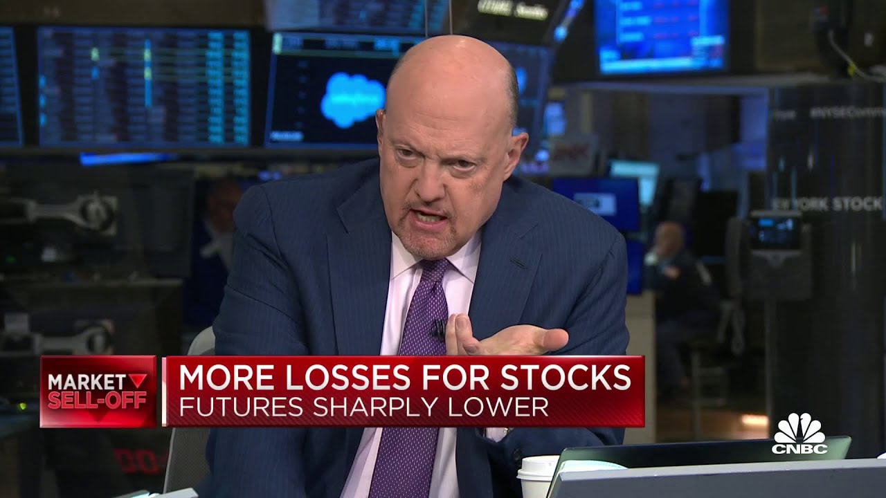 Jim Cramer says Nasdaq full of companies 'in danger' of going through cash position - YouTube