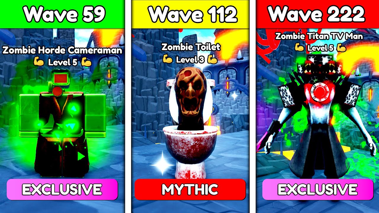 EVERY ZOMBIE UNITS vs ENDLESS MODE 🔥 - Toilet Tower Defense - YouTube