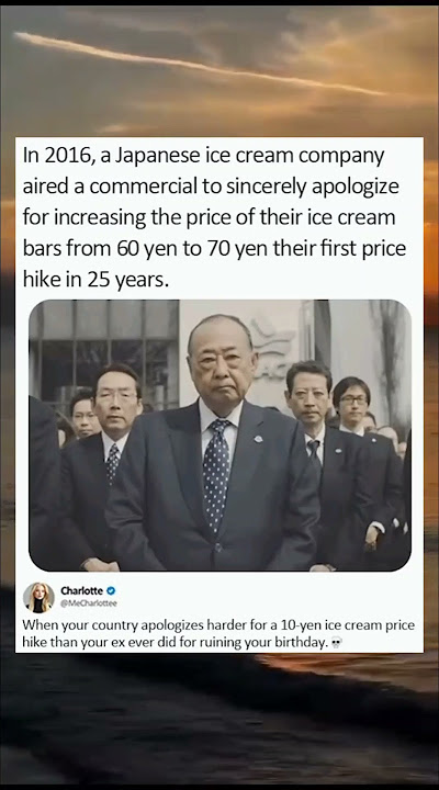 In 2016, a Japanese ice cream company aired a commercial to sincerely apologize #80smusic #aicover