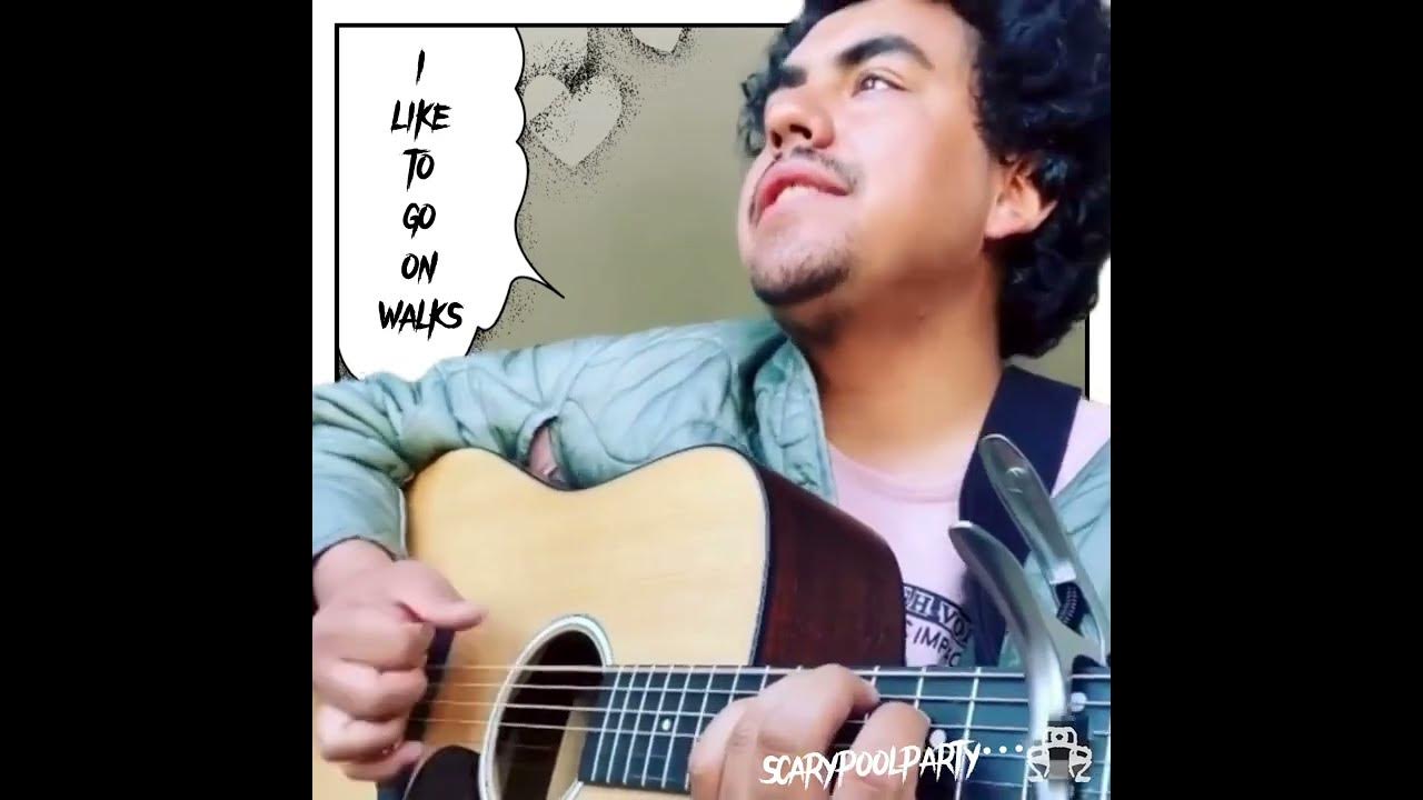 Alejandro Aranda aka Scarypoolparty singing about warm coffee and pancakes #91 fun short