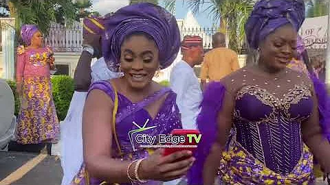 ENIOLA BADMUS ARRIVED IN GRAND STYLE AT CORONATION CEREMONY OF K1 DE ULTIMATE AS OLORI OMOOBA