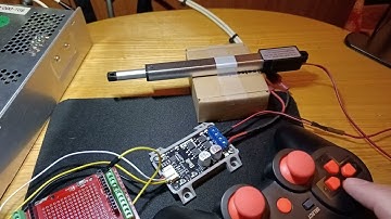 ESP32 PS3 Cytron MD13S Micro Linear Actuator test