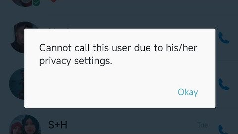 Cannot call this user due to his/her privacy settings. #video #youtube #2023